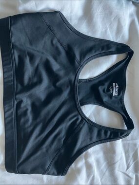 bcg Black Racerback Sports Bra with Wide Underband